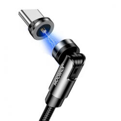 JOYROOM mágneses kábel USB / USB-C 2.4A 1.2m, fekete (S-1224X2 C black)