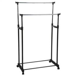 5five Simple Smart Suport haine mobil dublu 5five 84x42 x H. 96.5 / 170 cm Raft