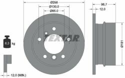 TEXTAR Disc frana TEXTAR PRO 92137503 (92137503)