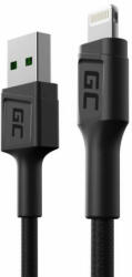 Green Cell Green Cell GC PowerStream USB-A - Lightning 30cm Cablu de date și încărcare Apple 2.4A Apple 2.4A (KABGC24)