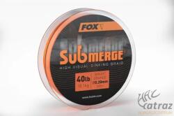 FOX Submerge Braid Bright Orange Fonott Zsinór 300m 0, 16mm 25LB