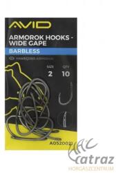 Avid Carp Armorok Wide Gape Barbless Méret: 2 - Avid Szakállnélküli Pontyozó Horog (A0520021)