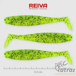 Reiva Flat Minnow Shad Zöld Flitter Gumihal - Reiva Műcsali 12, 5 cm 3 db/csomag (9902-125)