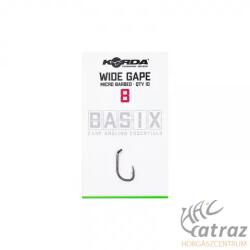 Korda Basix Wide Gape Pontyozó Horog - Méret: 8 (KBX004)