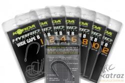 Korda Wide Gape Barbless Horog - Méret: 10 (5060062110302)
