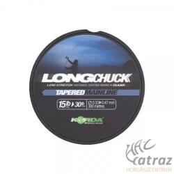 Korda LongChuck Tapered Mainline 0.33-0.47mm - Korda Felvastagodó Főzsinór 300 méter (KDCM10)