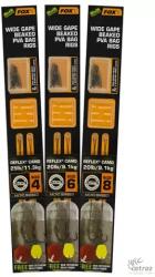 FOX Előkötött Horog Fox Wide Gape PVA Rig X2 20lb S: 6 CCR173 (CCR173)