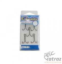 Gamakatsu Double 21 Hooks Black Méret: 4 - Gamakatsu Dupla Horog 5 db/csomag (147281-400)