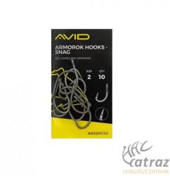 Avid Carp Armorok Snag Méret: 2 - Avid Szakállas Pontyozó Horog (A0520030)