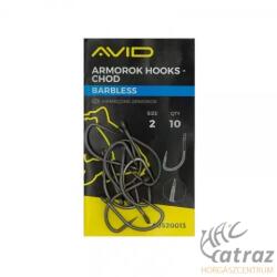 Avid Carp Armorok Chod Barbless Méret: 2 - Avid Szakállnélküli Pontyozó Horog (A0520013)