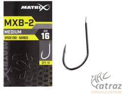 Matrix Horog MXB-2 Méret: 18 Barbed - Szakállas Feeder Horog GHK157 (GHK157)