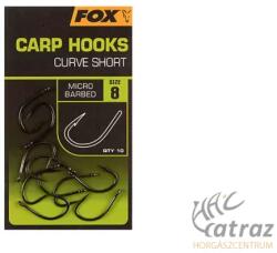 FOX Carp Hooks Curve Shank Short Méret: 4 - Fox Curve Shank Pontyozó Horog