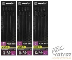 Matrix MXC-1 Előkötött Horog Méret: 16 Hossz: 15 cm - Matrix Szakállnélküli Előkötött Horog (GRR049M)