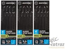 Matrix Előkötött Feeder Horog Hossz: 10 cm Méret: 14 - Matrix MXC-3 SSR Szakállnélküli Horog (GRR058M)