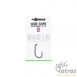 Korda Basix Wide Gape Pontyozó Horog - Méret: 2 (KBX026)