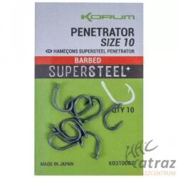 Korum Supersteel Penetrator Barbed Méret: 12 - Korum Pontyozó Horog (K0310088)