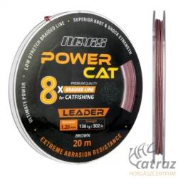Nevis Powercat Braid Leader X8 20m 1, 00mm - Nevis Harcsázó Fonott Előtétzsinór (3230-100)