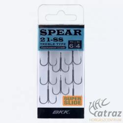 BKK SPEAR 21-SS/Fangs BT621-SS Hármas Horog 12-es 8 db/csomag