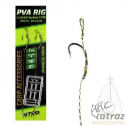 STÉG PRODUCT Előkötött Curve Shank Horog - Előkötött PVA Horog - Hossz: 12cm Méret: 4 (8107-304)