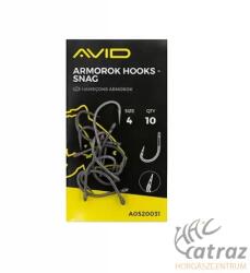Avid Carp Armorok Snag Méret: 4 - Avid Szakállas Pontyozó Horog (A0520031)
