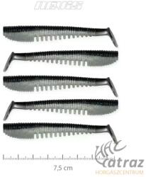 Nevis Impulse Shad Gumihal - Nevis Fekete-Szürke Gumihal 7, 5cm 5 db/cs (9721-841)