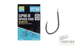 Preston Innovations Preston GPM-B Spade End Barbless Méret: 18 - Preston Innovations Szakállnélküli Feeder Horog (P0150010)