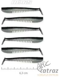 Nevis Impulse Shad Gumihal - Nevis Fekete-Ezüst Gumihal 6, 3cm 6 db/cs (9721-641)