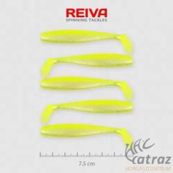 Reiva Flat Minnow Shad Sárga-Ezüst Gumihal - Reiva Műcsali 7, 5 cm 5 db/csomag (9902-806)