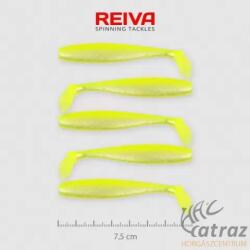 Reiva Flat Minnow Shad Sárga-Ezüst Gumihal - Reiva Műcsali 7, 5 cm 5 db/csomag