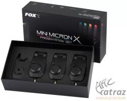 FOX Mini Micron X Elektromos Kapásjelző Szett 3+1 - Fox Mini Micron X Kapásjelző Készlet