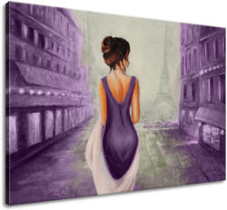 Gario Kézzel festett kép Párizsi séta Méret: 100 x 70 cm
