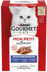 Gourmet Gourmet Megapachet Mon Petit 24 x 50 g - Ton, somon, păstrăv