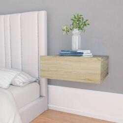 vidaXL Noptiere suspendate, 2 buc. , stejar sonoma, 40x30x15 cm, PAL (800313)
