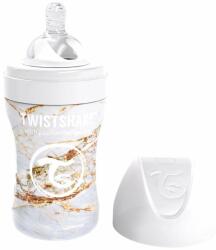 Twistshake Бебешко шише Twistshake - Мраморно бяло, неръждаема стомана, 260 ml (78565) - ozone