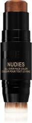 Nudestix Nudies Matte multifunkcionális smink a szemre, az ajkakra és az arcra árnyalat Deep Maple Eh 7 g