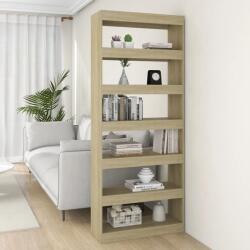 vidaXL Bibliotecă/Separator cameră, stejar sonoma, 80x30x198 cm, PAL (811730) Biblioteca