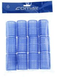 Comair Set bigudiuri Velcro Velcro plus, 12 buc. , 40 mm, albastre - Comair 12 buc