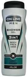 On Line Gel de duș 3 în1 - On Line Men 3in1 Light Azure Shower Gel 400 ml