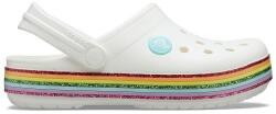 Crocs Kids CB Rainbow Glitter Clog K kislány gyerek papucs (206151-100 C9)