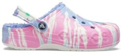 Crocs Baya Lined Tie Dye Graphic Clog női bundás papucs (207329-6SO M7W9)