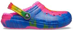Crocs Classic Lined Tie Dye Clog Női bélelt papucs (206341-6RW M5W7)