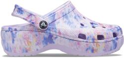 Crocs Classic Platform Tie Dye Graphic Clog W Női papucs (207151-5PT W7)