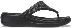 Crocs Monterey Shimmer Wedge Flip W Női papucs (206843-001 W7)