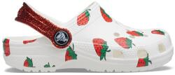 Crocs Kids Crocs Classic Food Print Clog K kislány gyerek papucs (207150-100 J1)