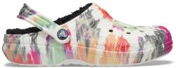 Crocs Classic Lined Tie Dye Clog Női bélelt papucs (206341-0C4 M5W7)