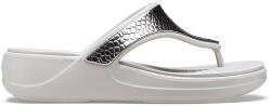 Crocs Monterey Metallic Wedge Flip W női papucs (206303-0GO W7)