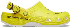 Crocs Limited Crocs Classic Smiley 2 Clog Női és férfi papucs papucs (207122-94S M4W6)