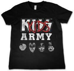 HYBRIS тениска метална мъжки на децата Kiss - армия - HYBRIS - ER-12-KISS030-H68-5-BL