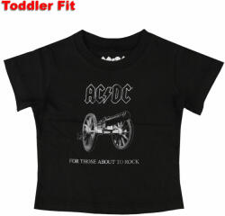 ROCK OFF детска тениска AC/DC - About To Rock - ЧЕРЕН - ROCK OFF - ACDCTS06TB