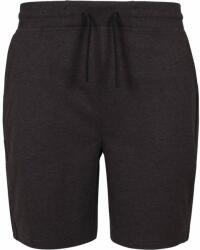 Build Your Brand Pantaloni scurți de trening pentru bărbați Terry - Gri închis prespălat | XXL (BY080-1000228831)